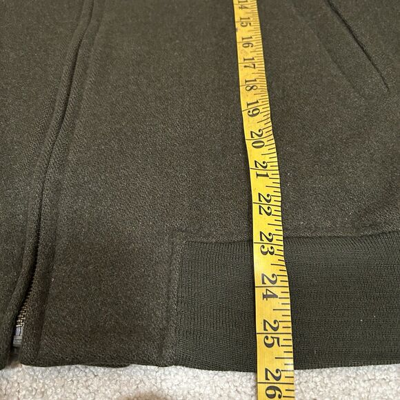 VTG Polo Ralph Lauren Wool Jacket Green Bomber Full Zip USA Men's Size Medium - Picture 7 of 10